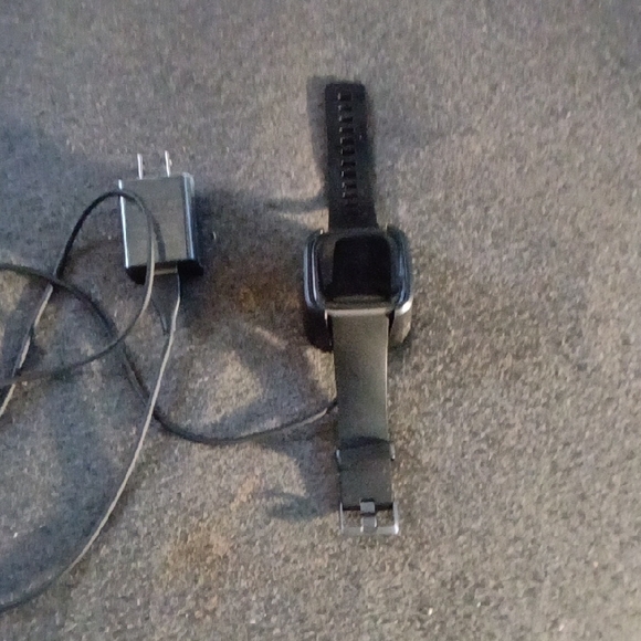Fitbit Black Smartwatch with Charger